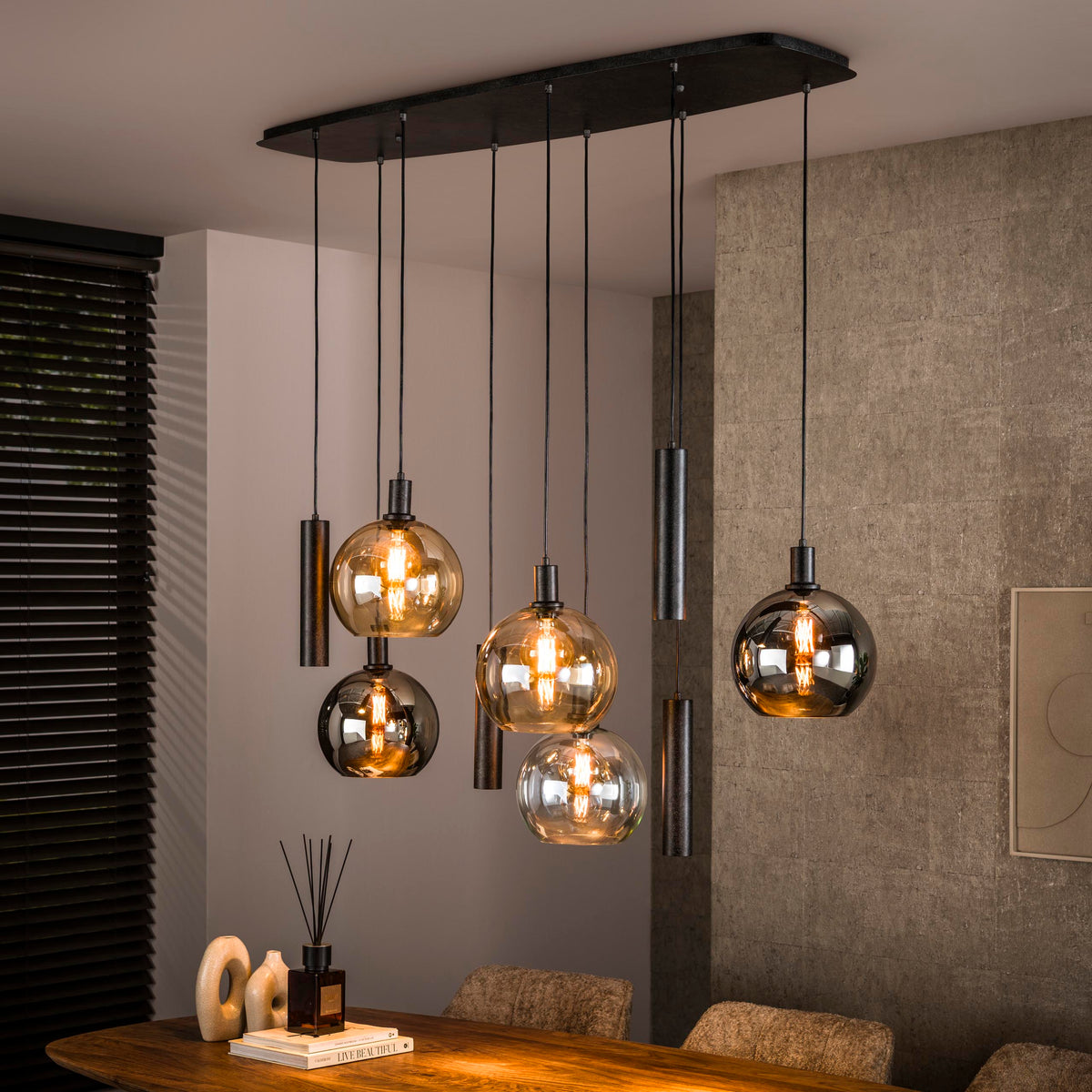 Hanglamp Sfera Tricolore 5+4L - foto 11