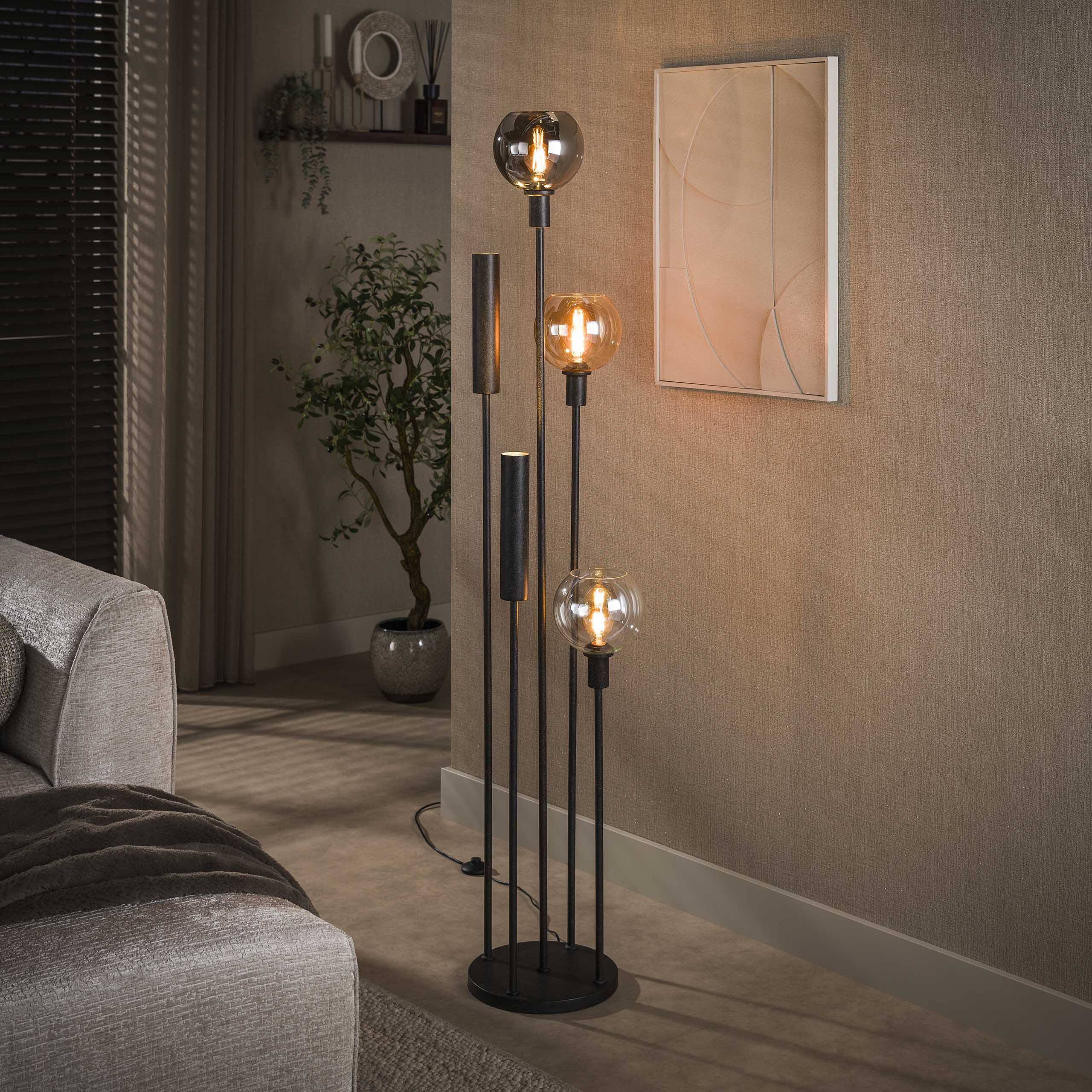 Vloerlamp Sfera Tricolore 5L