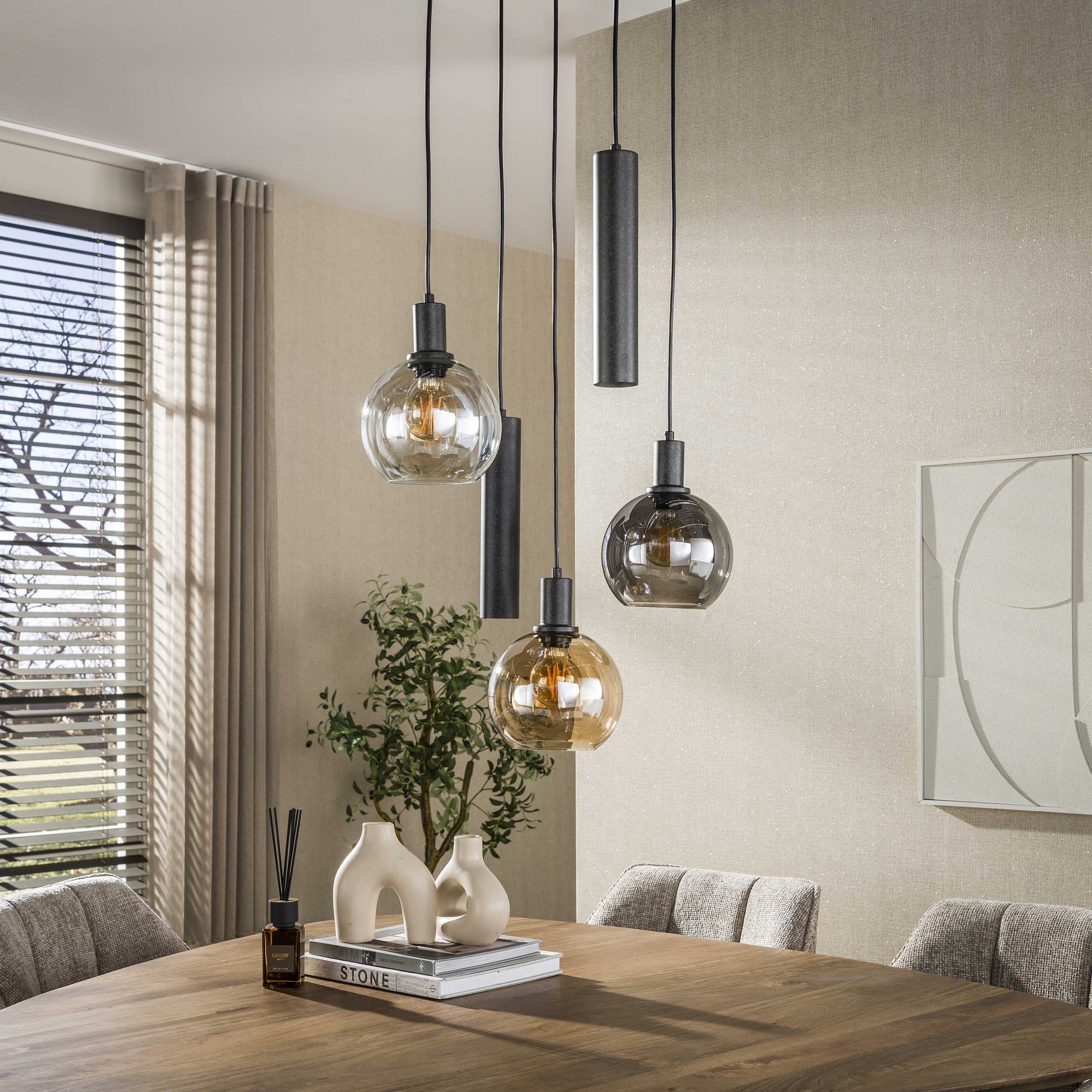 Hanglamp Sfera Tricolore getrapt 5L