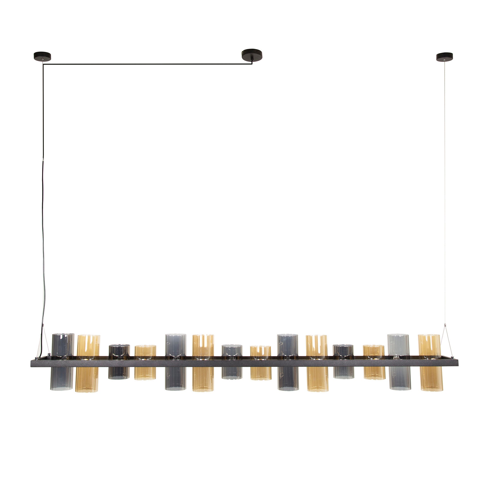 Hanglamp Cylinder Glass 14L