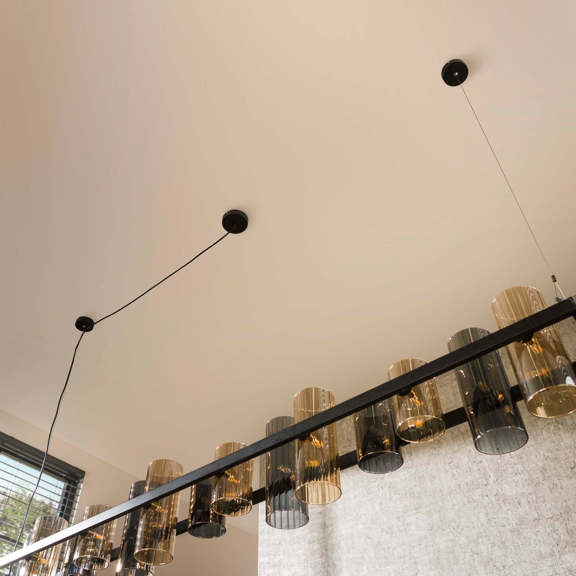 Hanglamp Cylinder Glass 14L