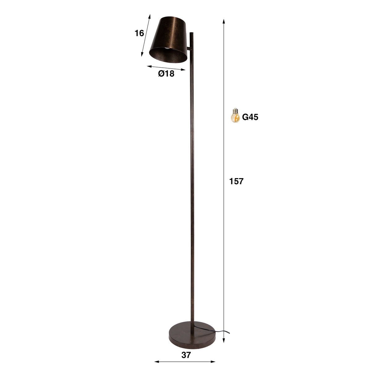 Vloerlamp Flex 1L