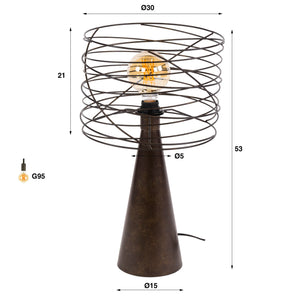 Tafellamp Curl 1L