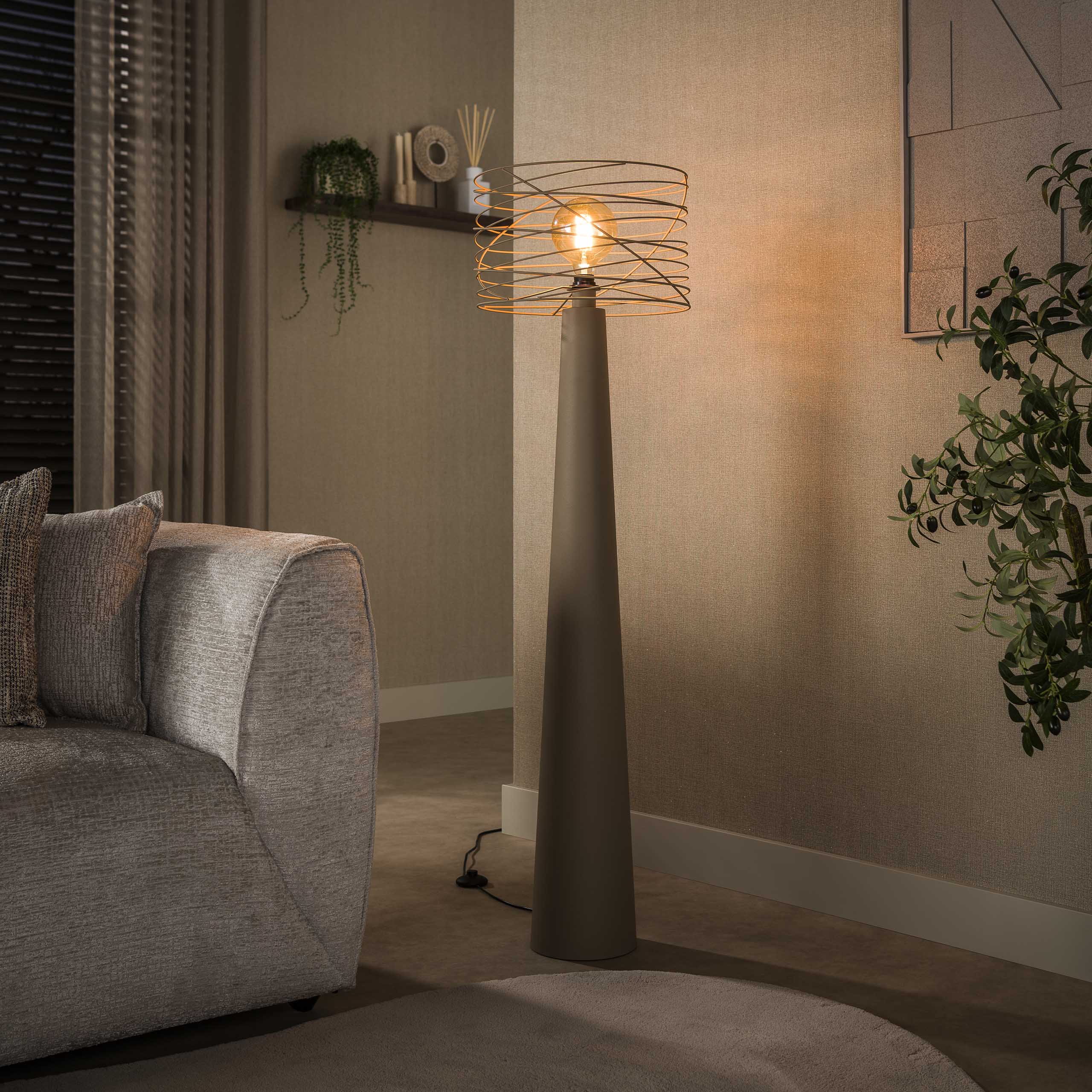 Vloerlamp Curl 1L