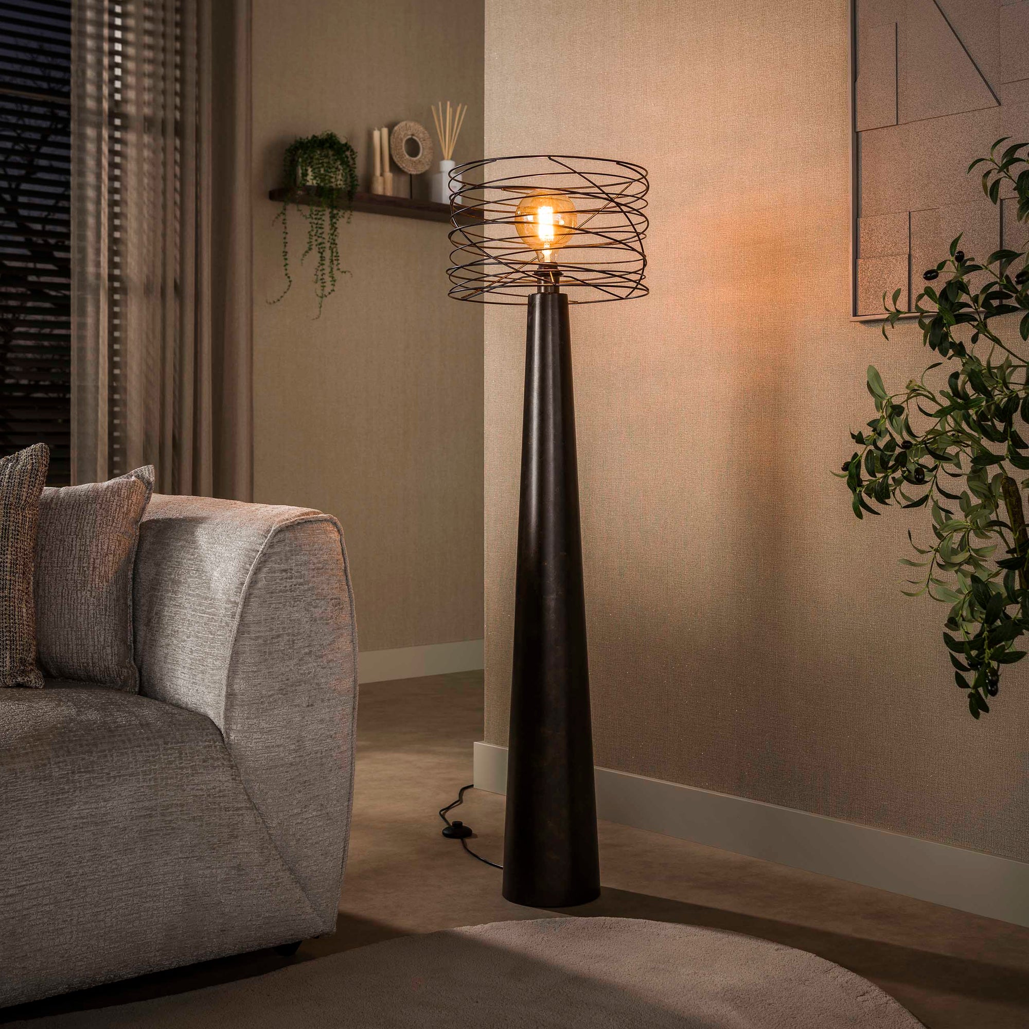 Vloerlamp Curl 1L