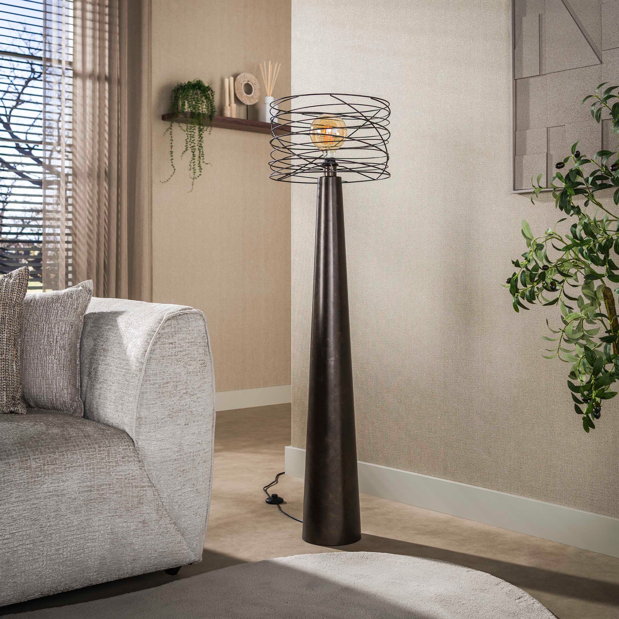 Vloerlamp Curl 1L