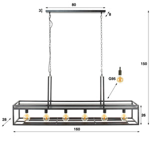 Hanglamp Decorate 6L