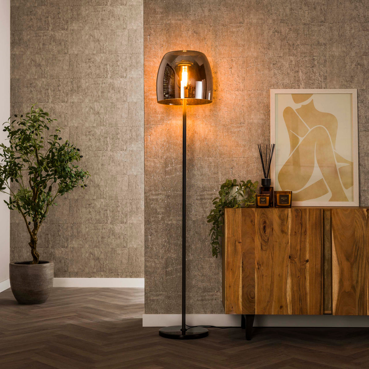 Vloerlamp Drift Glass 1L - foto 5