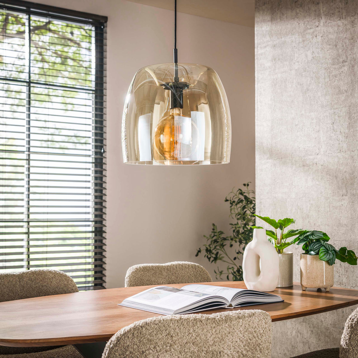 Hanglamp Drift Glass 1L