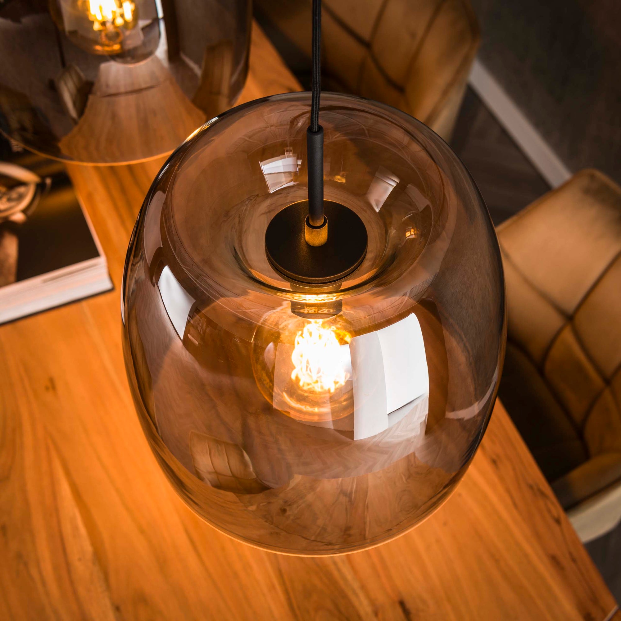 Hanglamp Drift Glass 3L