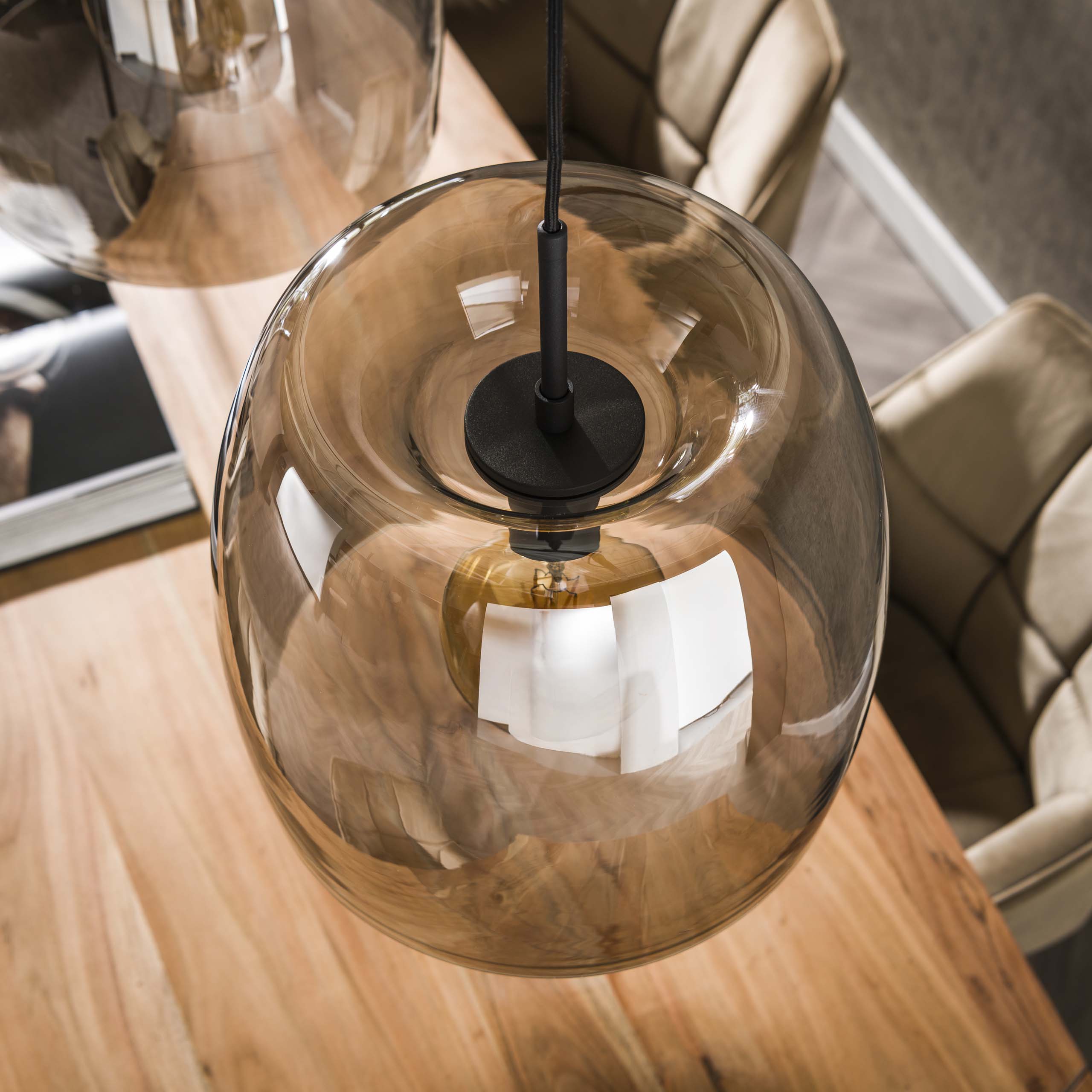 Hanglamp Drift Glass 3L