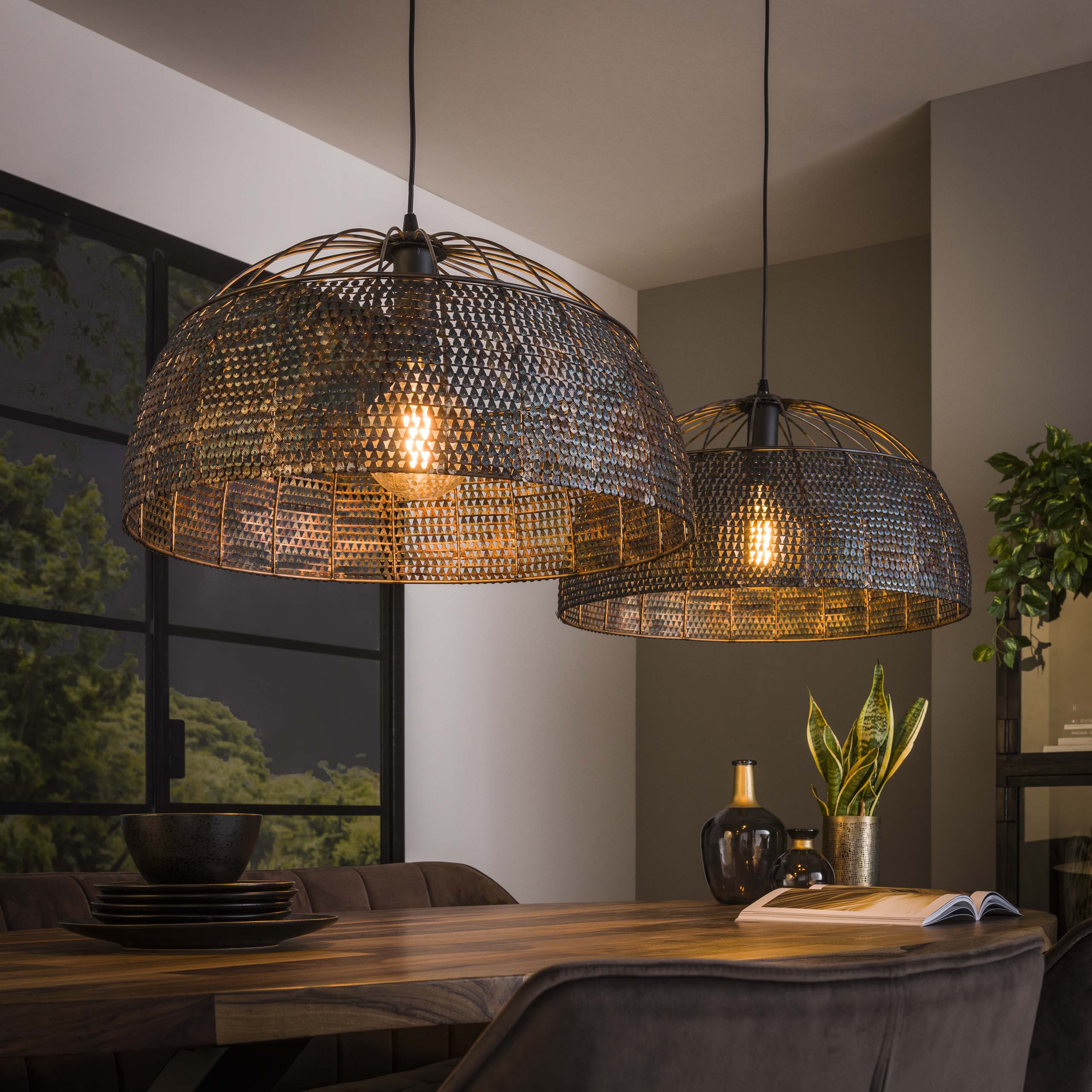 Hanglamp Armor Open 2L Ø60