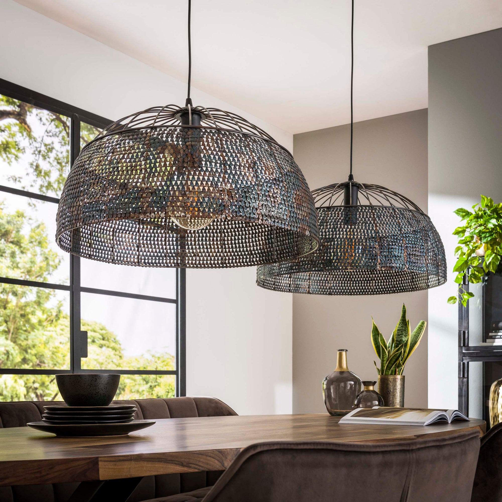 Hanglamp Armor Open 2L Ø60