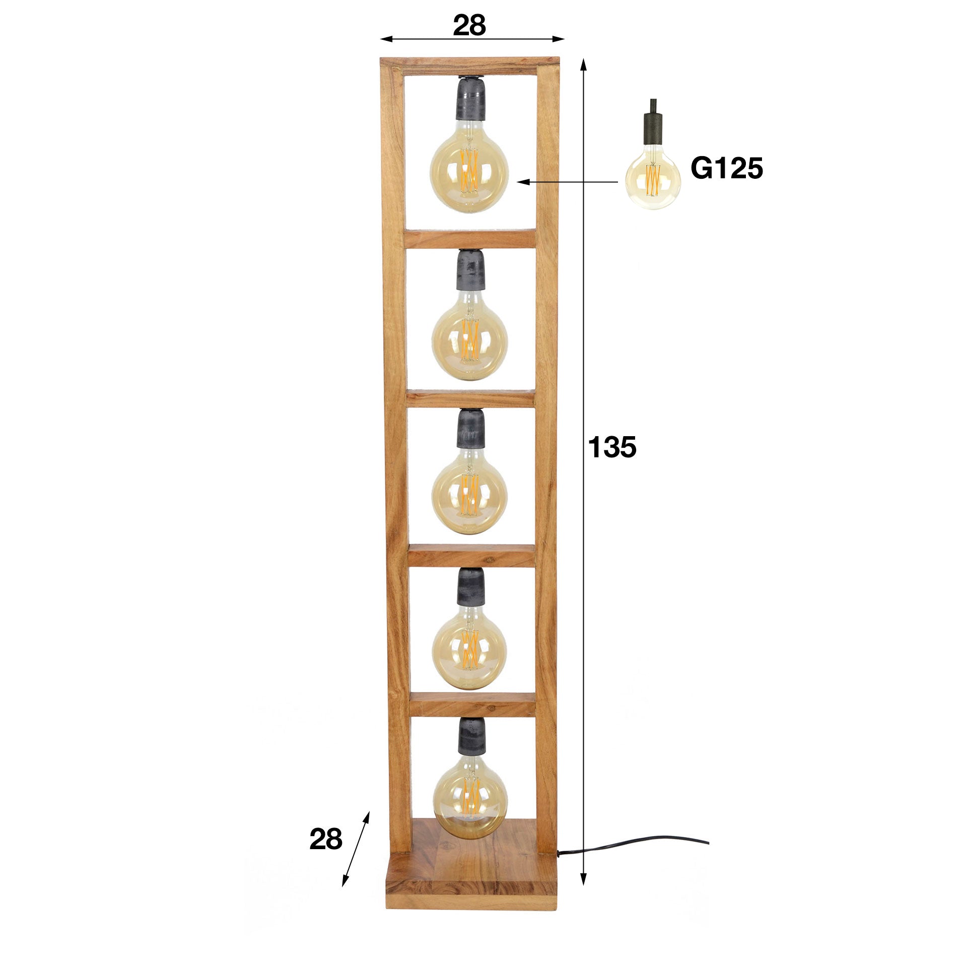 Vloerlamp Modulo 5L