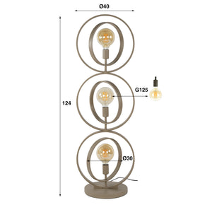 Vloerlamp Turn Around 3L