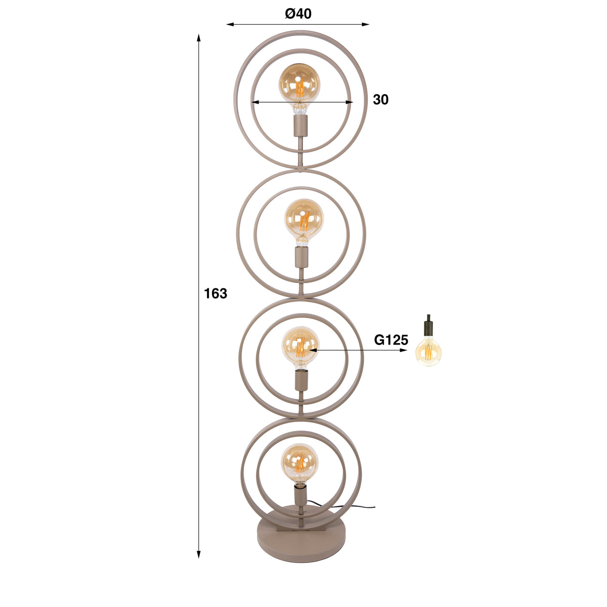 Vloerlamp Turn Around 4L