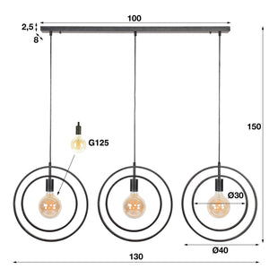 Hanglamp Turn Around 3L