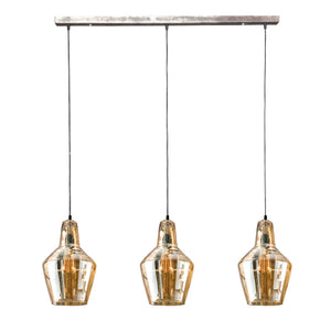 Hanglamp Glass Cone 3L