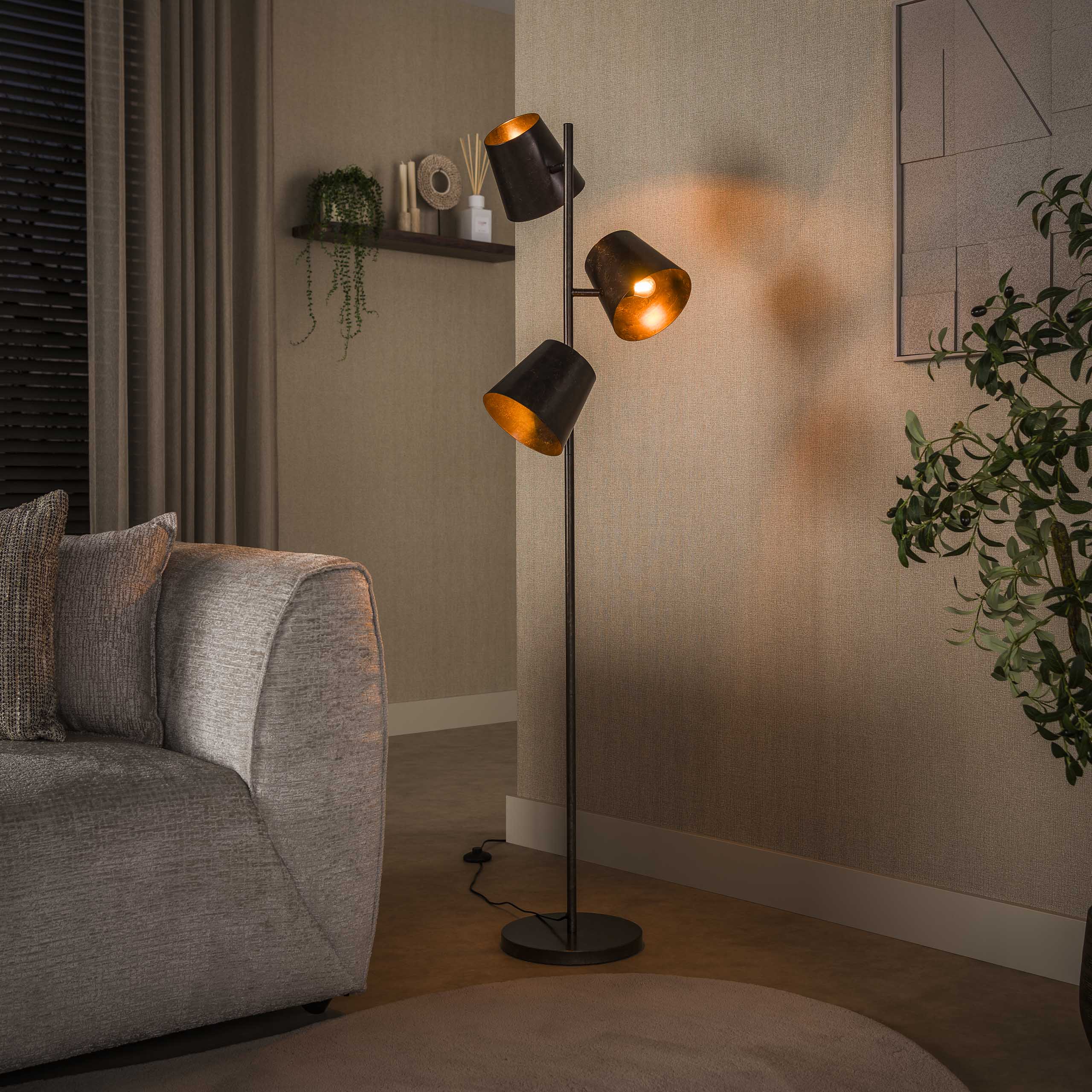 Vloerlamp Kinetic 3L