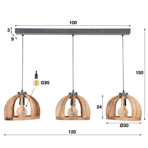 Hanglamp Orba 3L
