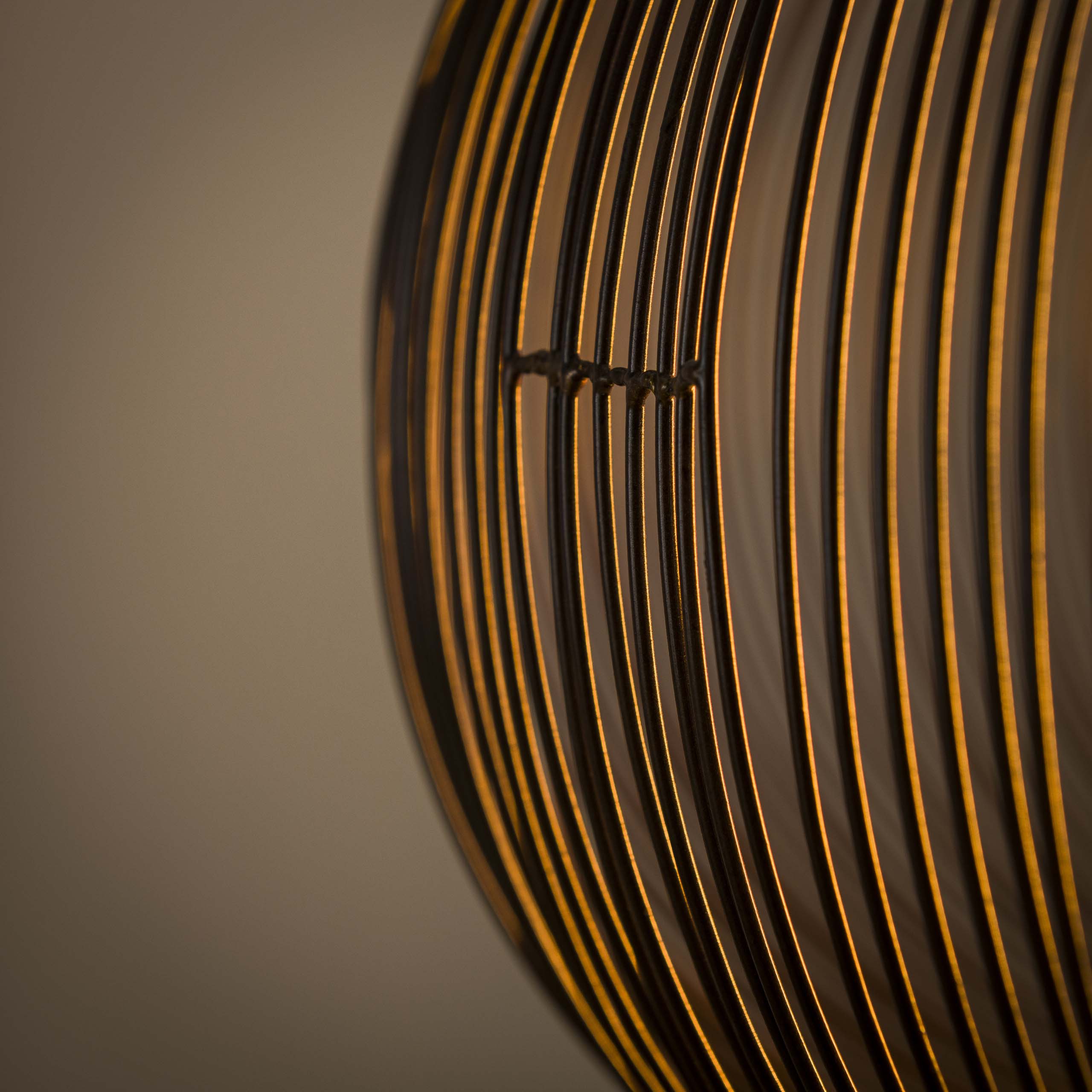 Hanglamp Copper Twist 1L Ø70