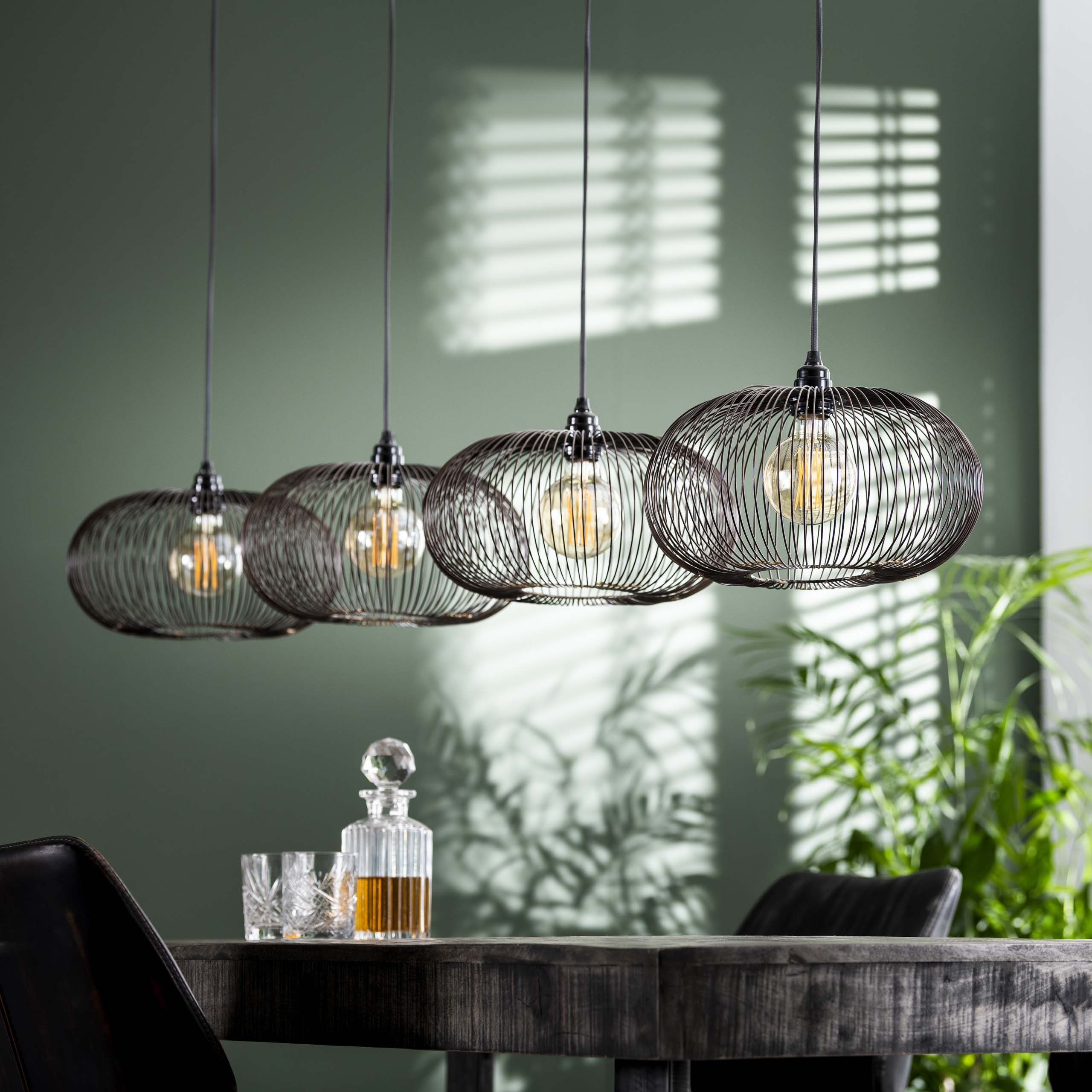 Hanglamp Copper Twist 4L