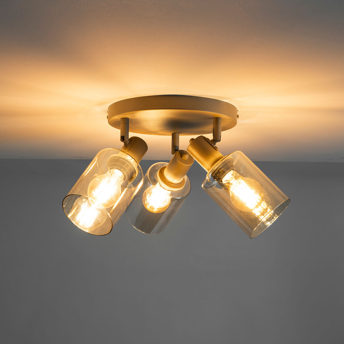 Plafondlamp Sepiora rond 3L