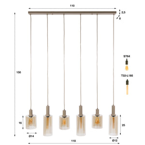 Hanglamp Sepiora 6L - foto 15