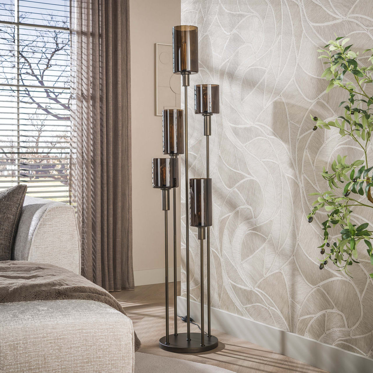 Vloerlamp Sepiora 5L
