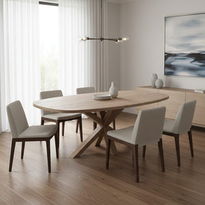 Eiken eettafel - Deens Recht - Matrix eiken - foto 8