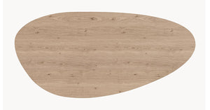 Eiken eettafel - Kiezel A - Sol metaal