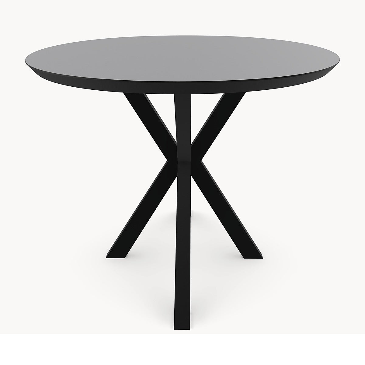 Fenix Rosso Namib Dining Table - Straight Round - Double Moon - Japandi