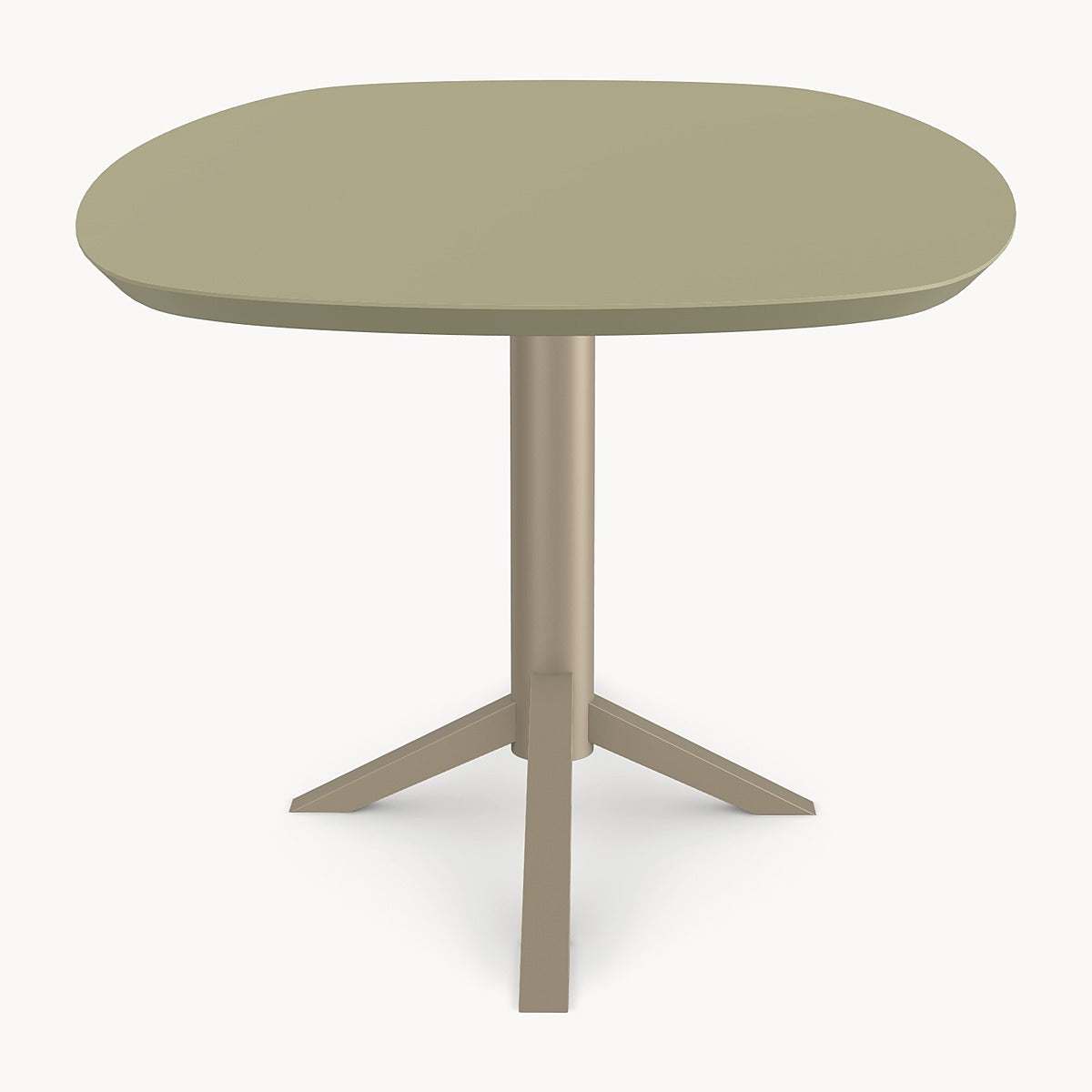 HPL Esstisch Casella Oak Brown - Dänisch Oval Gerade - Wildeiche - Japandi