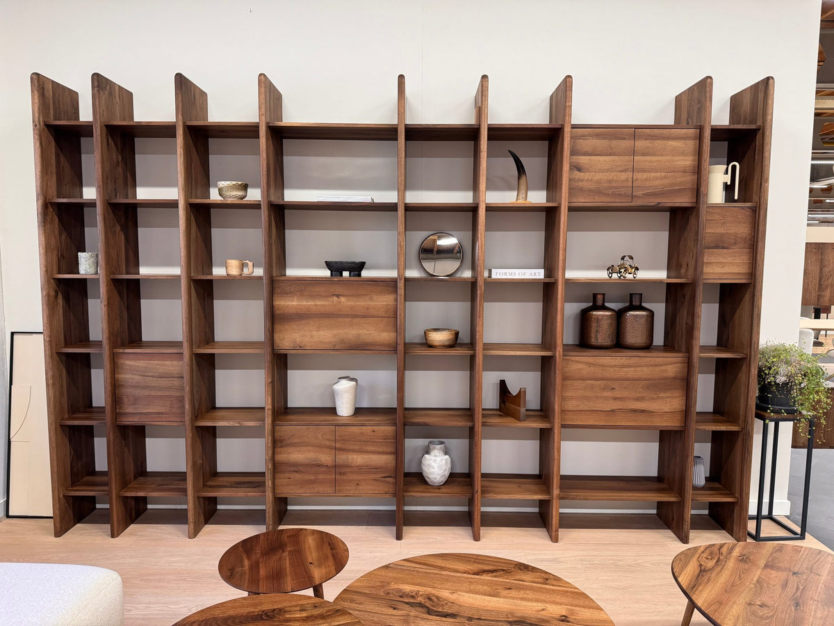 Walnoot houten boekenkast - foto 3