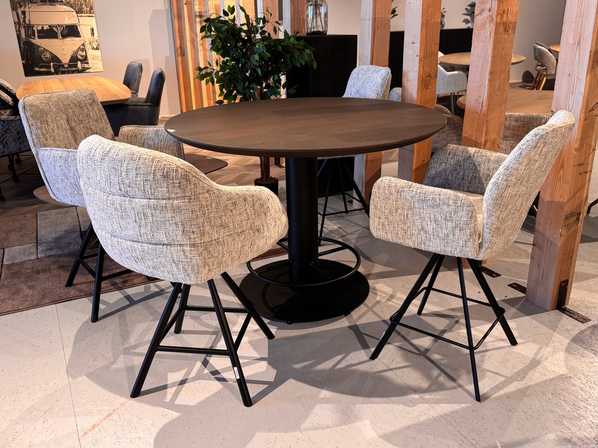 Ronde bartafel 3D | Industrial Home
