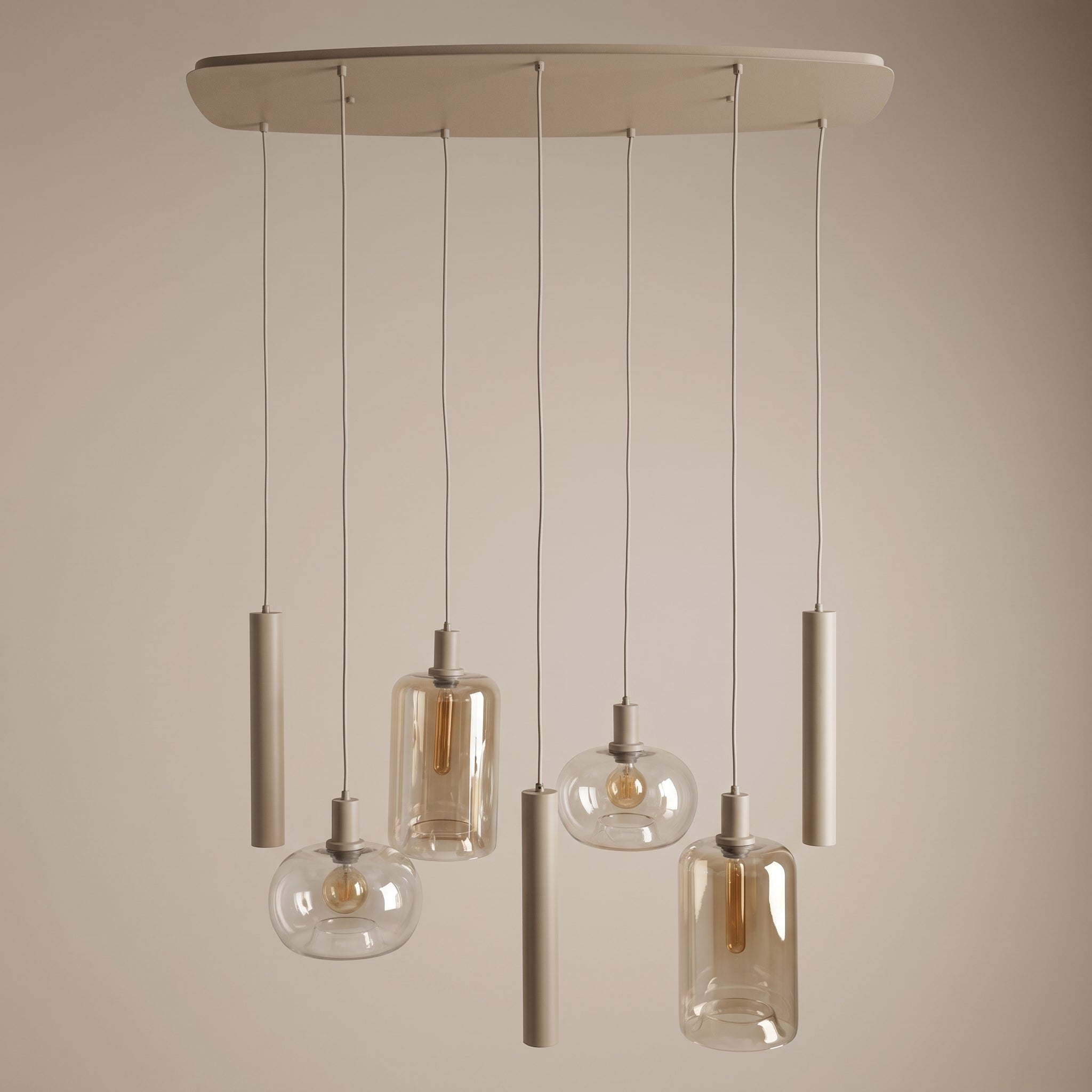 Hanglamp Serene 4+3L