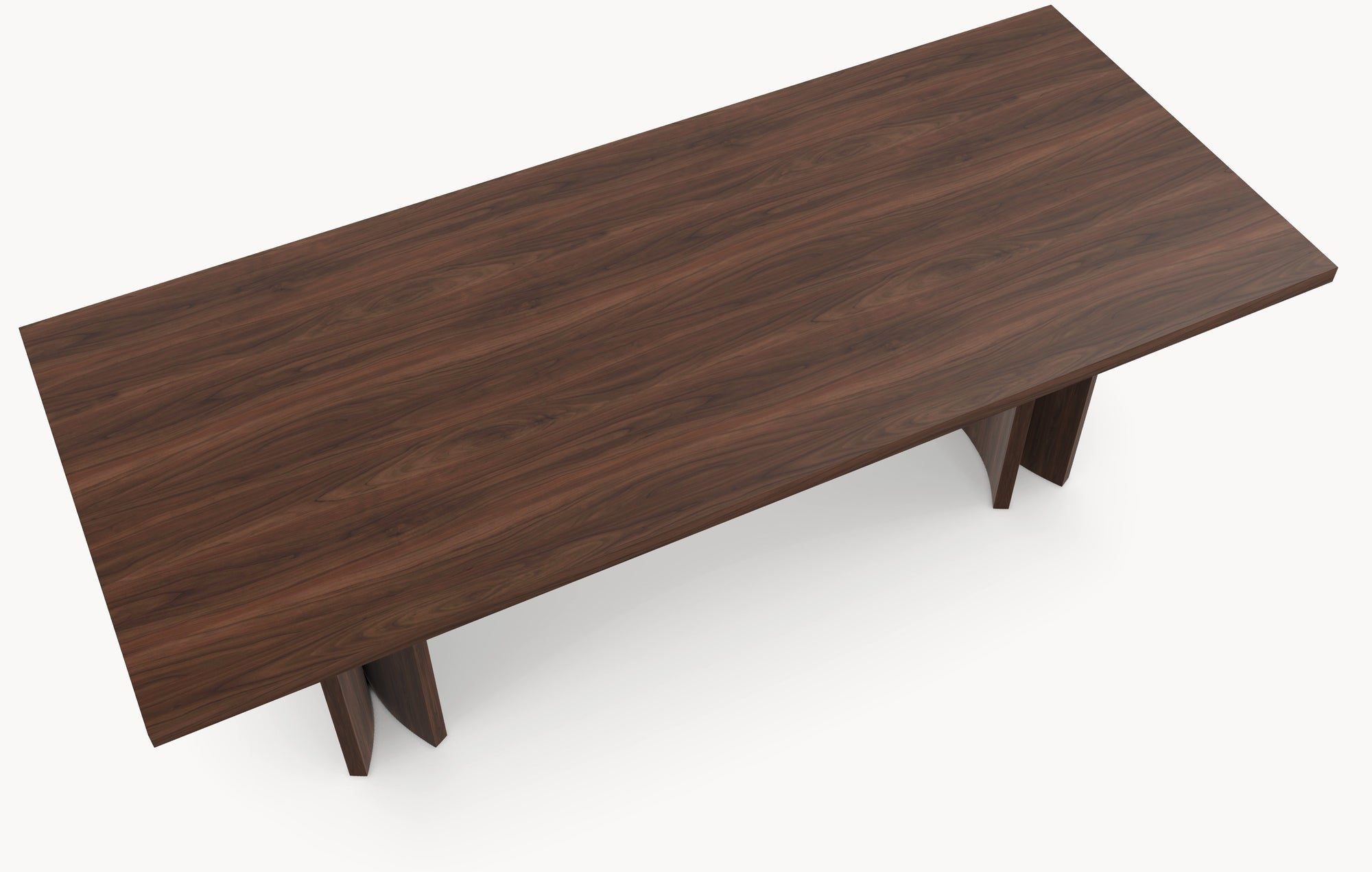 Walnoot eettafel - Recht - Double Moon Walnoot- Japandi sfeerbeeld 4 - Industrial Home