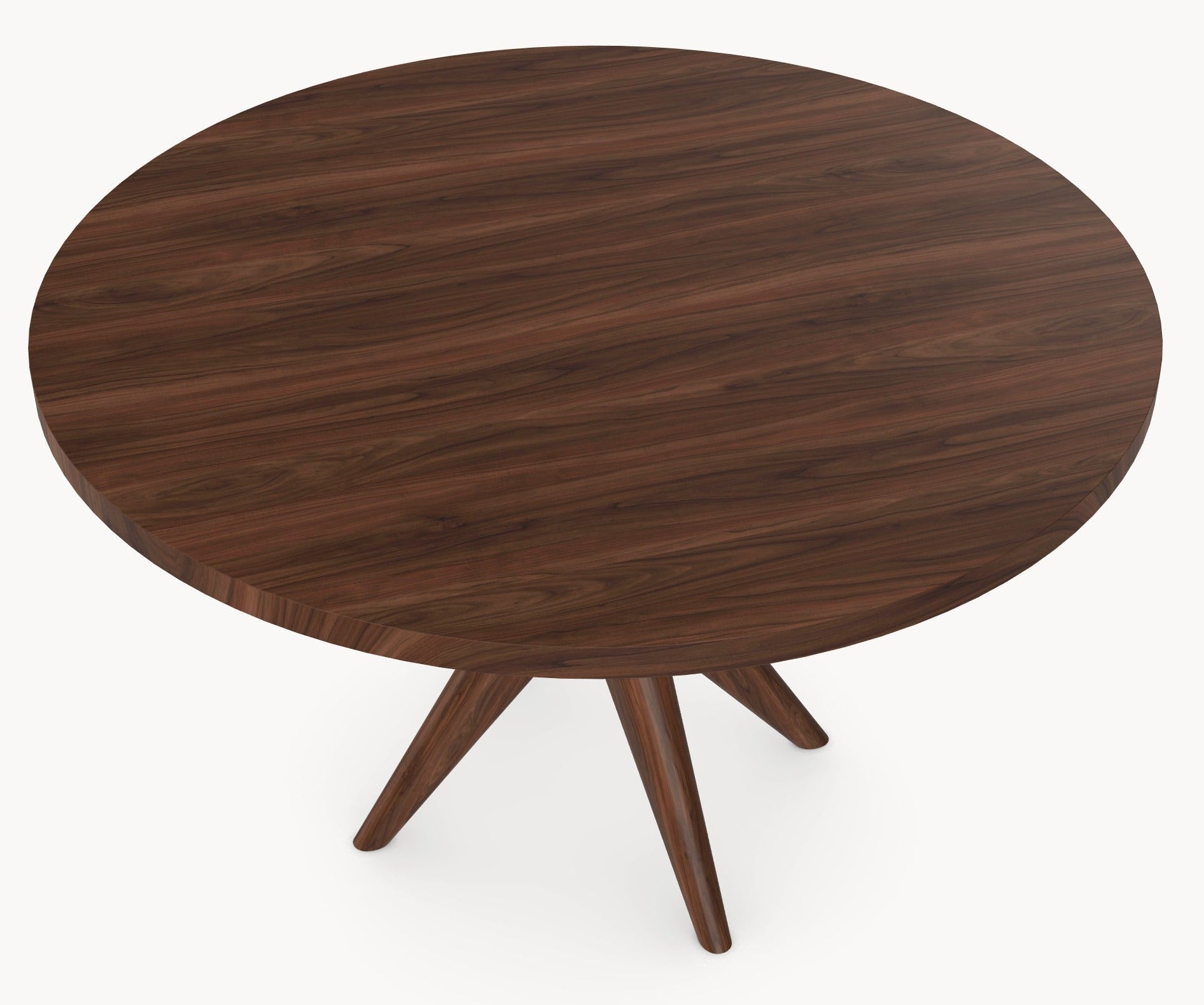 Walnoot houten eettafel - Rond - Nica walnoot sfeerbeeld 3 - Industrial Home