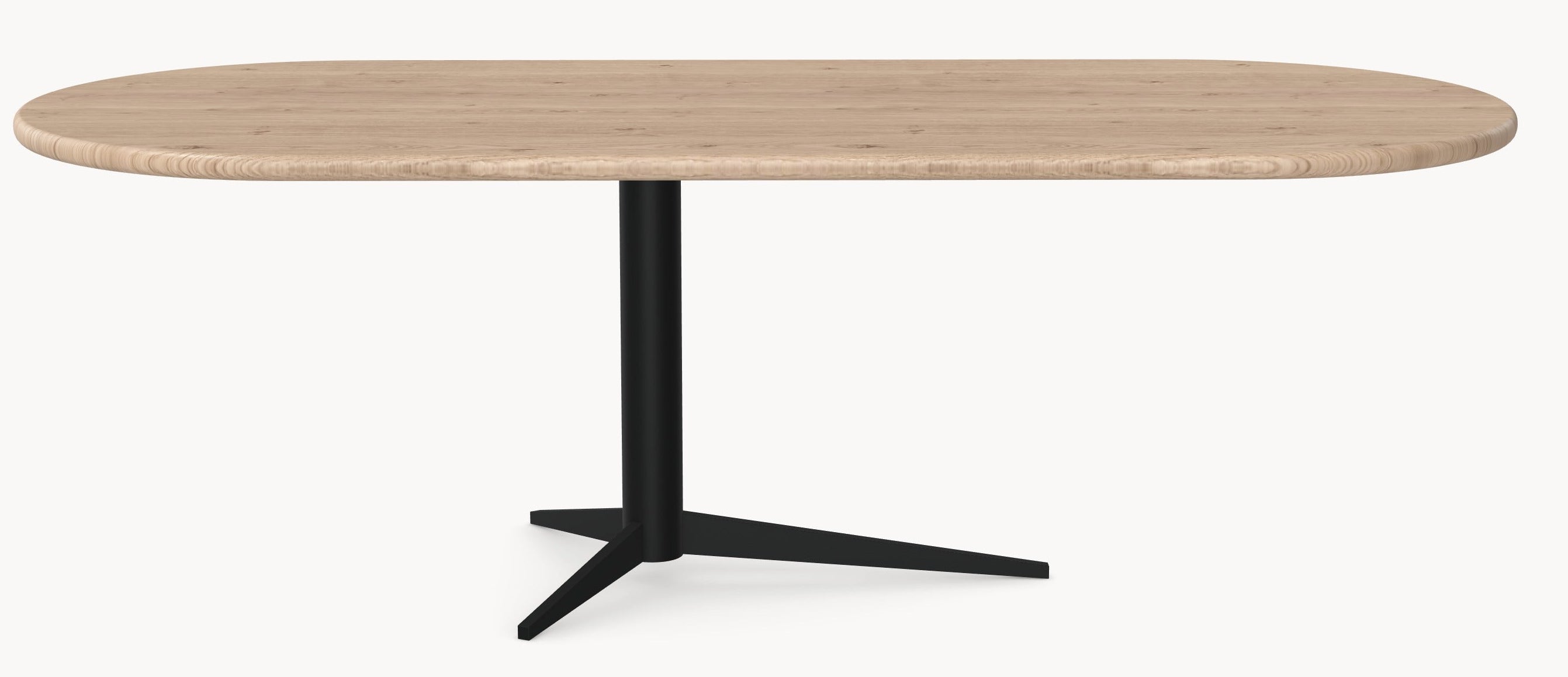 Eiken eetafel - Plat Ovaal - Trios sfeerbeeld 2 - Industrial Home