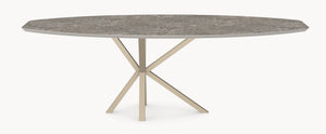 HPL eetafel Sienna Gray Marble- Half Ovaal - Comet sfeerbeeld 2 - Industrial Home