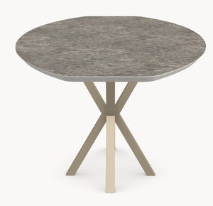 HPL eetafel Sienna Gray Marble- Half Ovaal - Comet sfeerbeeld 5 - Industrial Home
