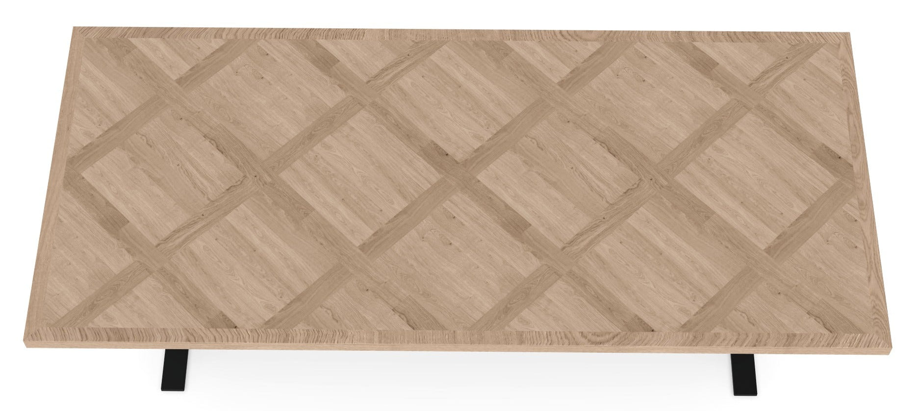 Versailles eiken visgraat tafel - Recht - K onderstel sfeerbeeld 5 - Industrial Home