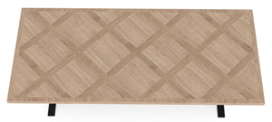 Versailles eiken visgraat tafel - Recht - K onderstel sfeerbeeld 5 - Industrial Home