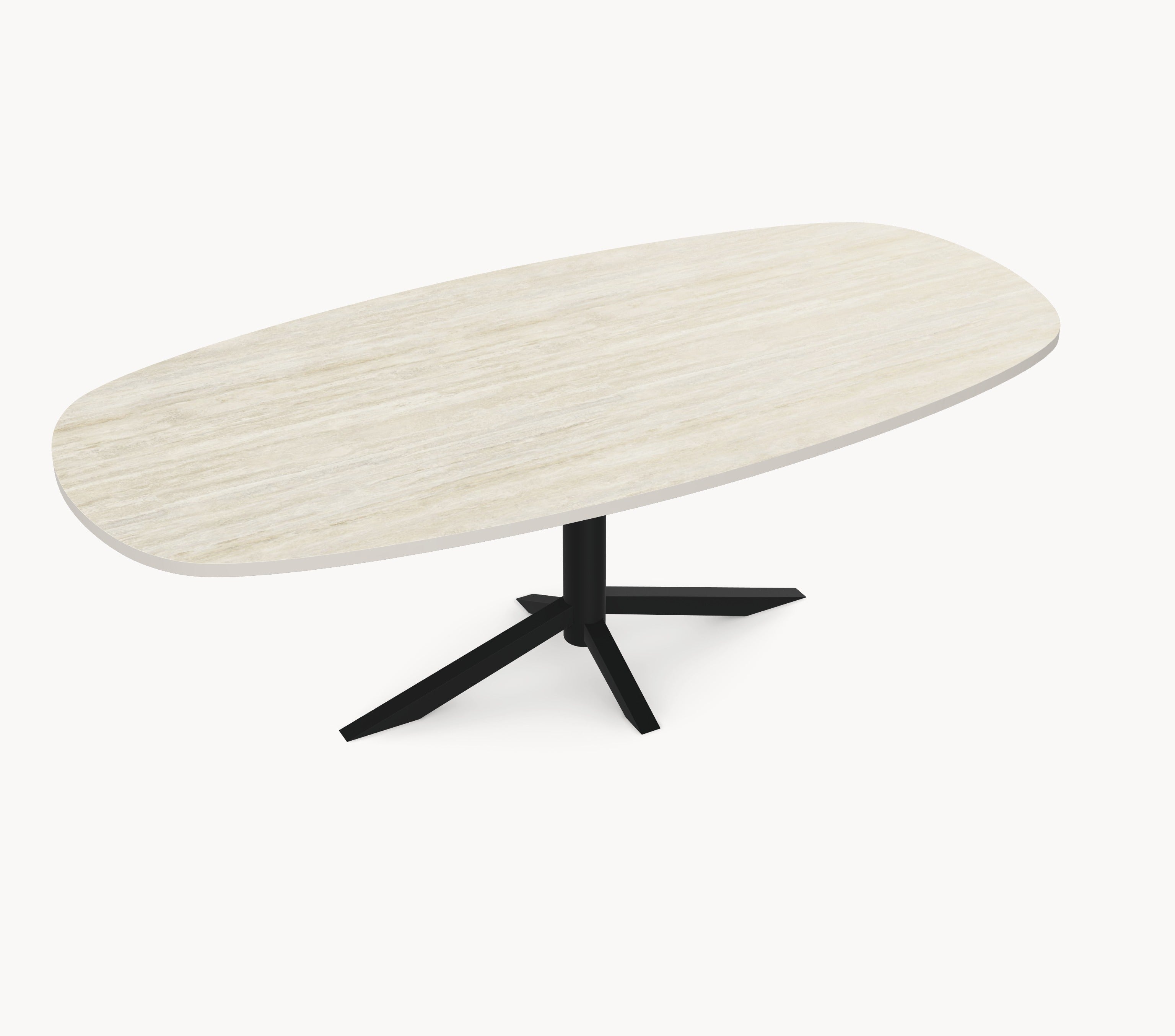 HPL eettafel Soft Moon Grey - Deens Recht - Quattro H