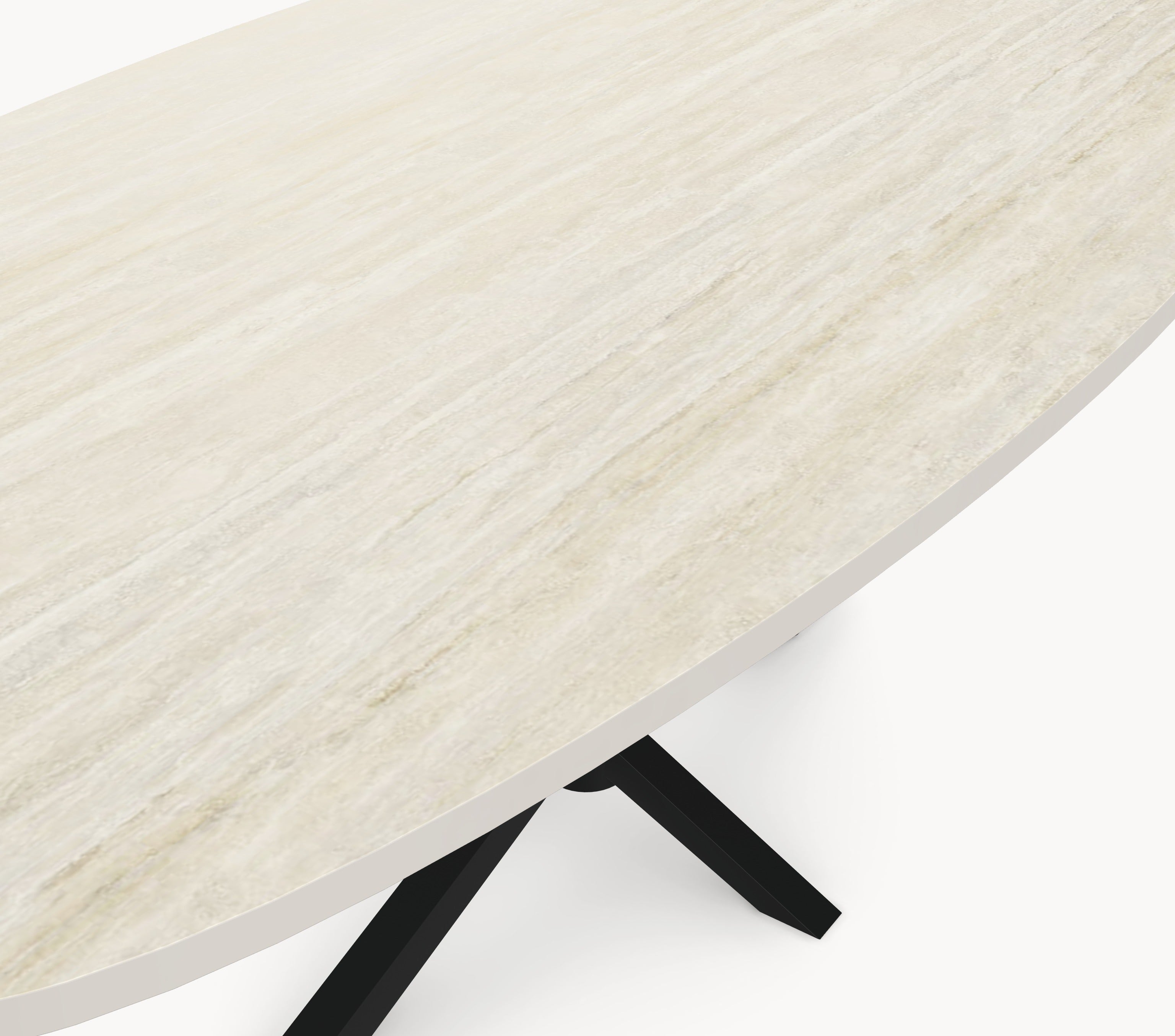 HPL eettafel Soft Moon Grey - Deens Recht - Quattro H sfeerbeeld 3 - Industrial Home