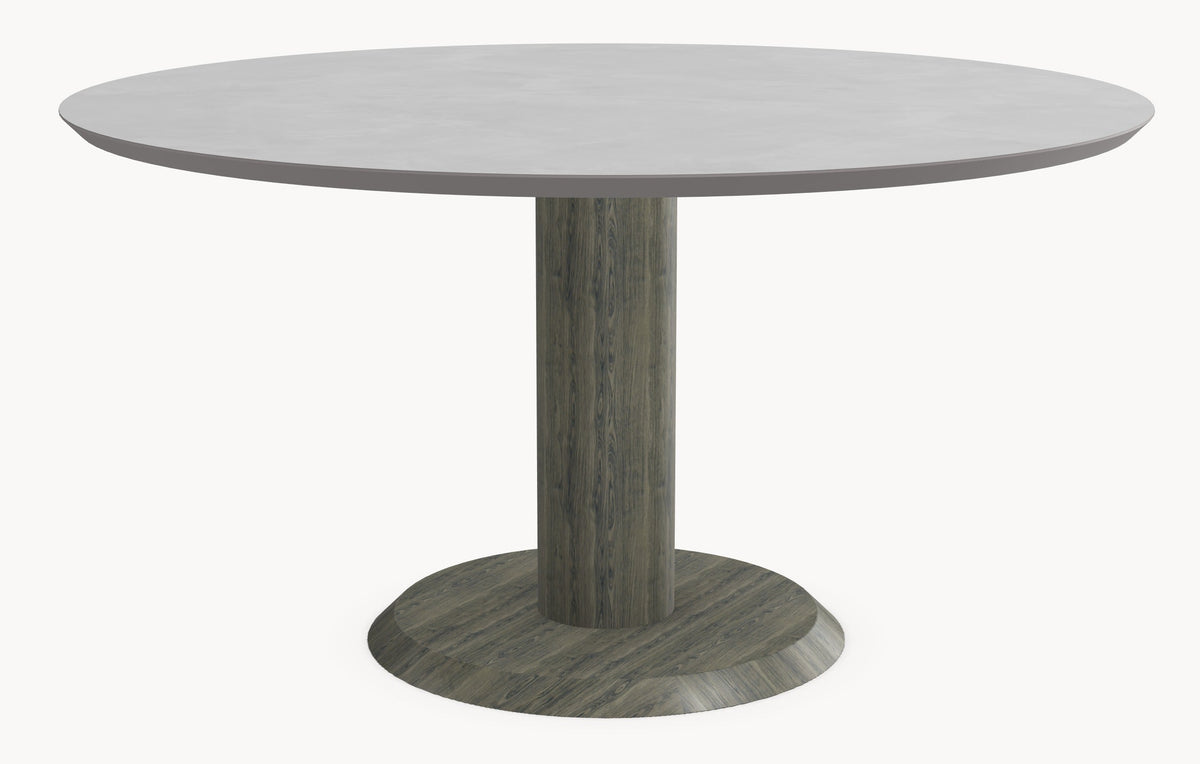 HPL eettafel - Rond - Sol eiken - Japandi - Industrial Home