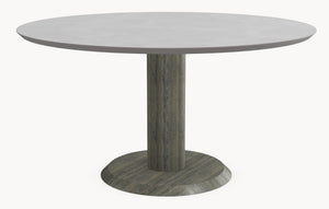 HPL eettafel - Rond - Sol eiken - Japandi - Industrial Home