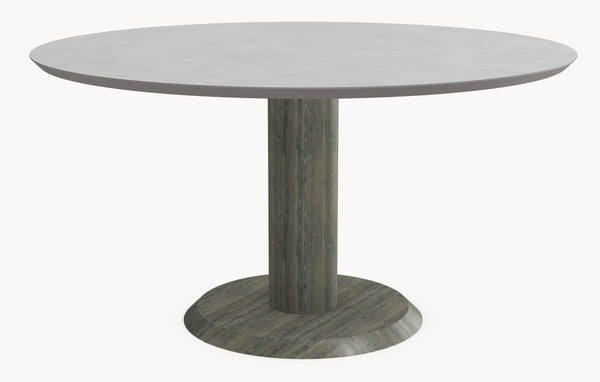 HPL dining table - Round - Sol oak - Japandi