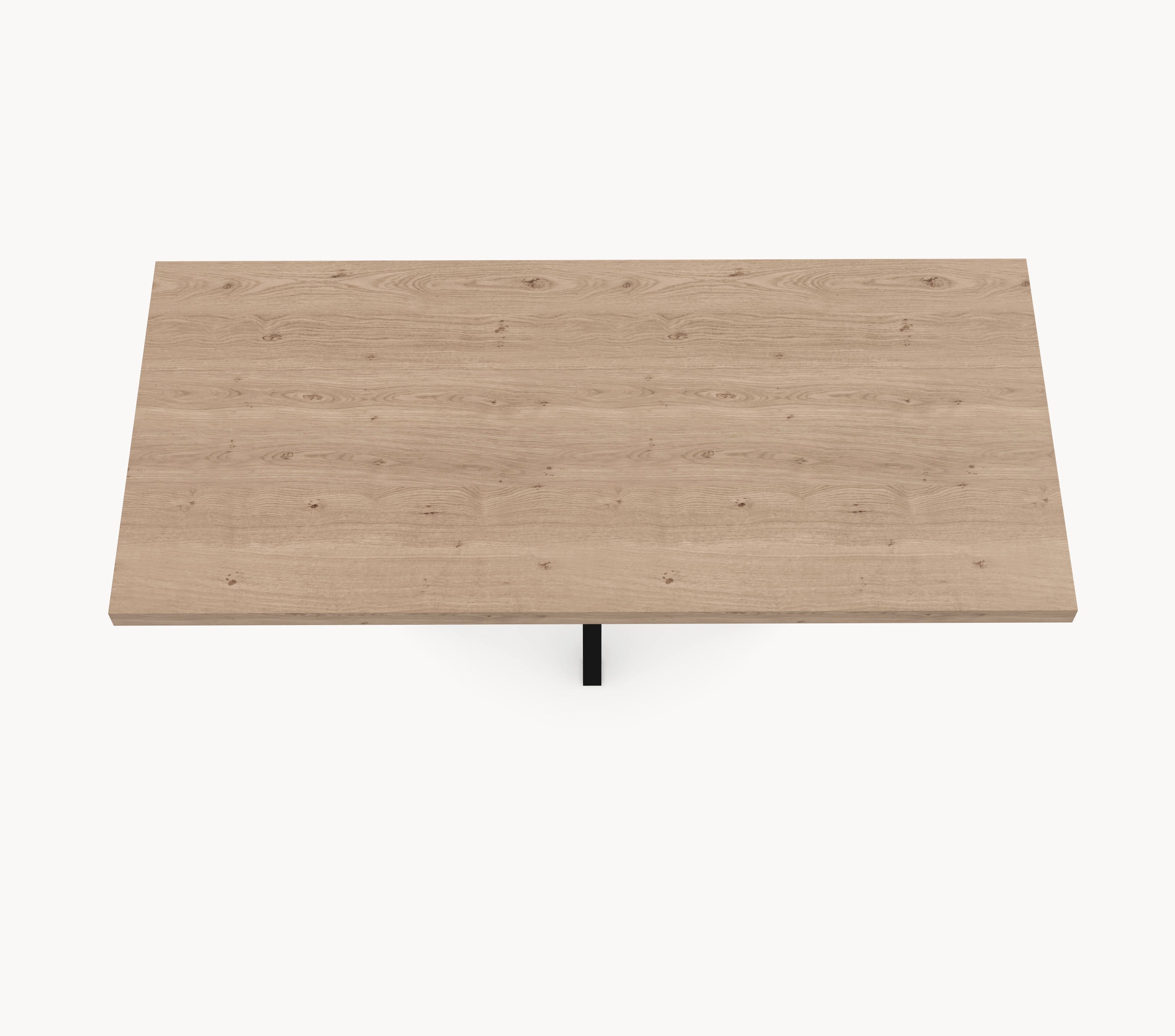 Eiken tafel - Recht - Matrix onderstel