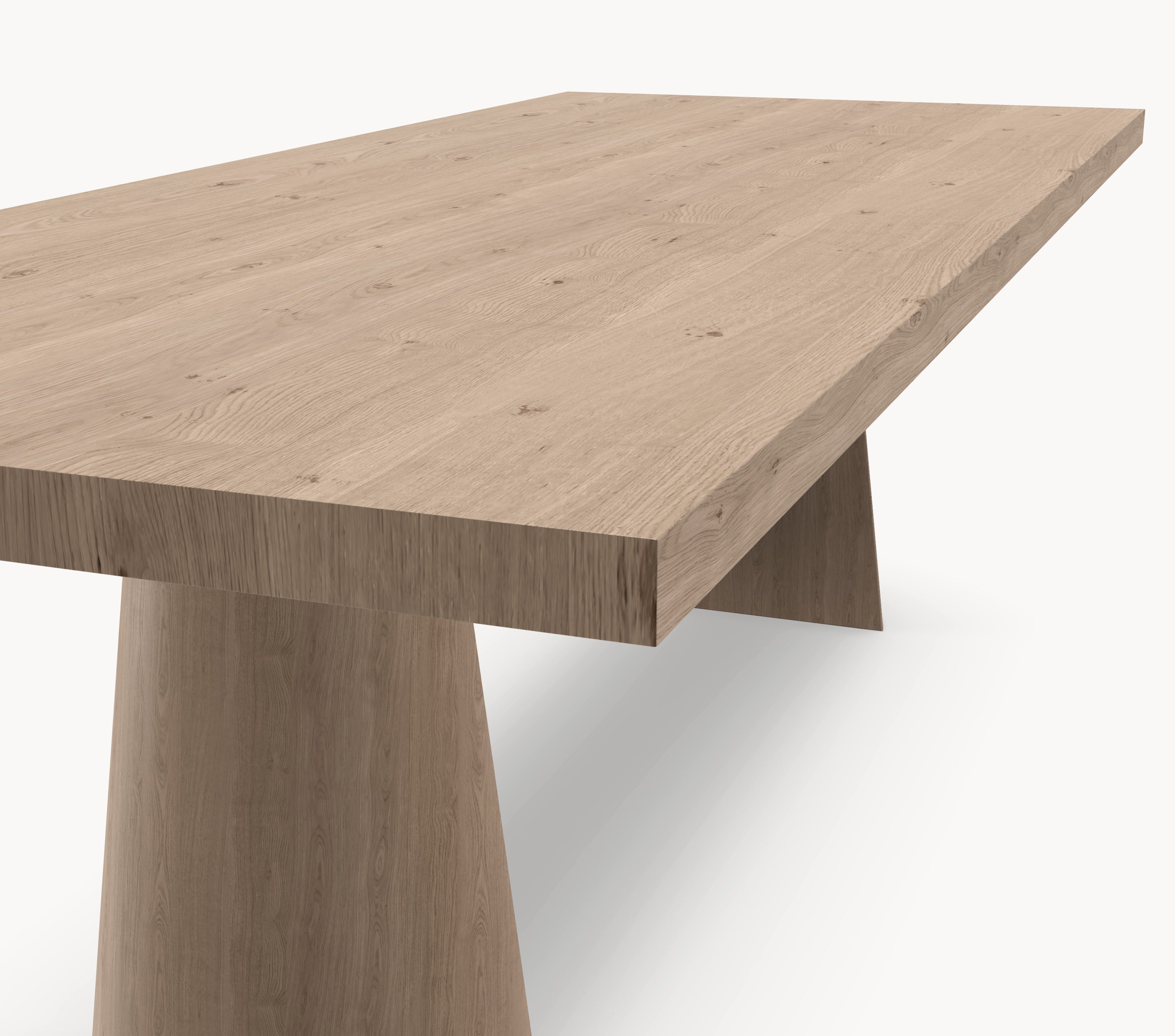 Eiken tafel - Recht - Twin Cone sfeerbeeld 3 - Industrial Home